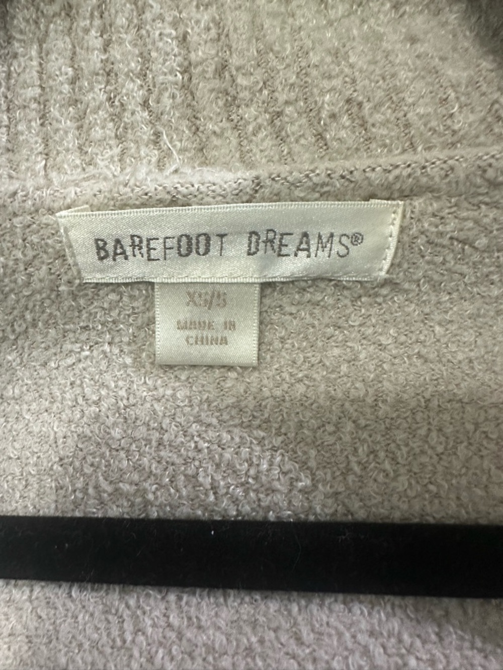 Barefoot Dreams Cozy Chic Open Cardigan Sweater XS/S Cream - Picture 8 of 8